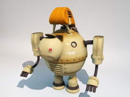 Cartoon Robot 3d model preview