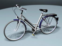 Classic Bicycle 3d model preview