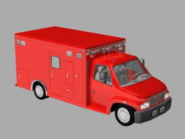 Small Fire Truck 3d preview