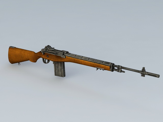 WW2 Infantry Rifle 3d rendering