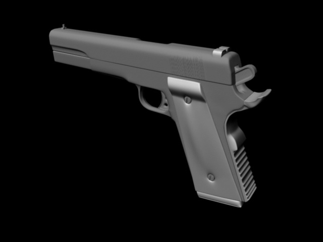 Desert Eagle 50 Magnum 3d rendering