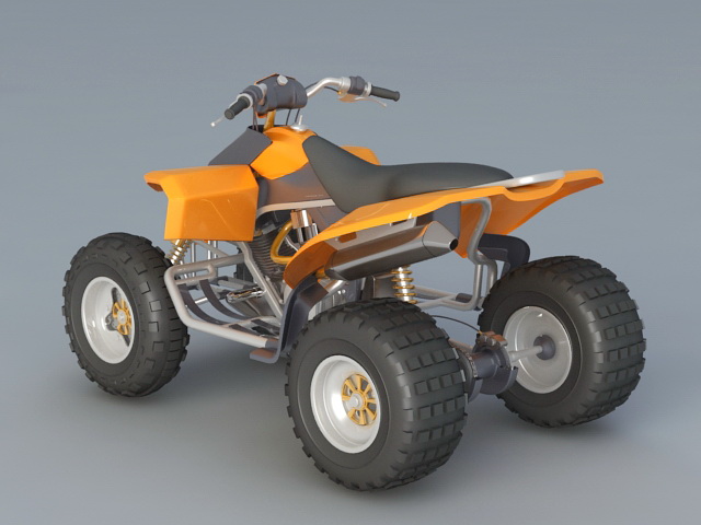 ATV Quad Bike 3d rendering