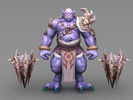 Ogre Warrior 3d preview