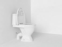 Toilet Sanitation Fixture 3d preview