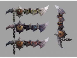 Deathwing Raid Swords 3d preview