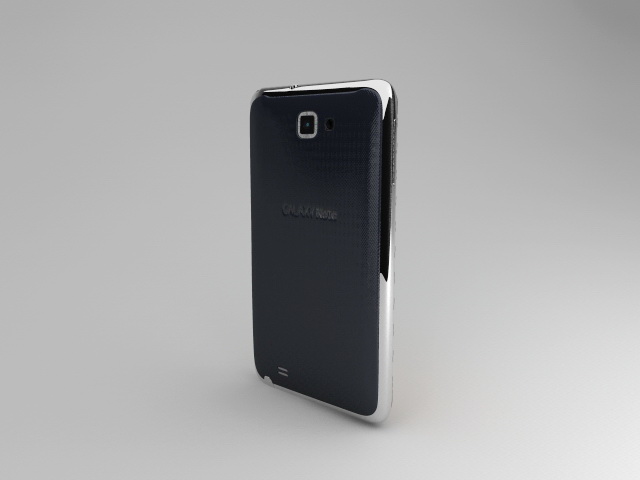 Samsung Galaxy Note N7000 3d rendering