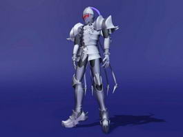 Berserker Warrior Robot 3d model preview