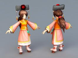 Ancient Chinese Princess 3d preview