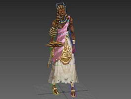 Animated Pharaoh Mummy 3d preview