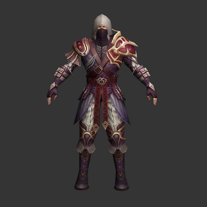 Shadow Rogue Assassin 3d rendering