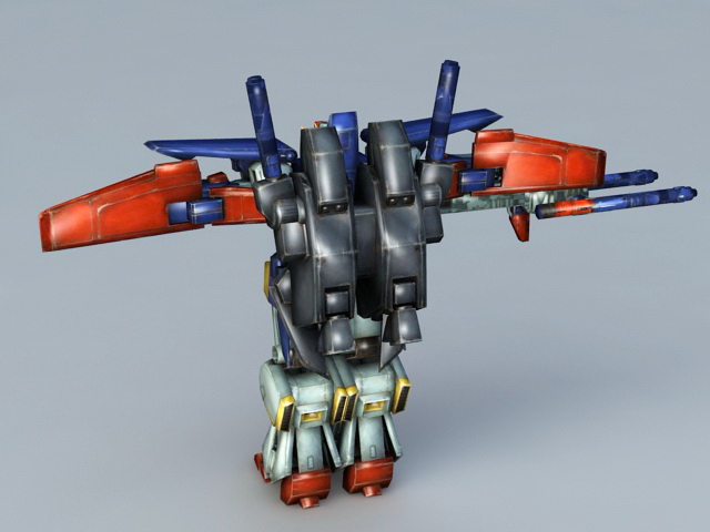 Gundam Fighter 3d rendering