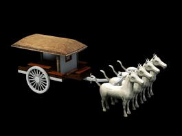 Terracotta Chariot 3d preview