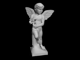 Little Angel Statue 3d model preview