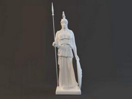 Athena Greek Goddess 3d preview