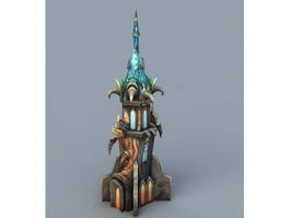Wizard Tower 3d model preview