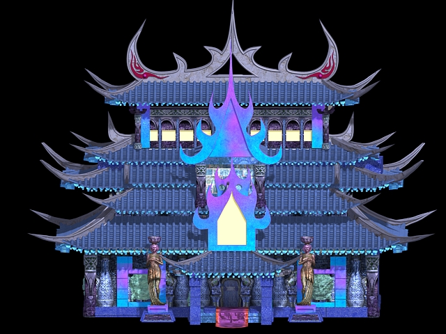 Devil Palace 3d rendering