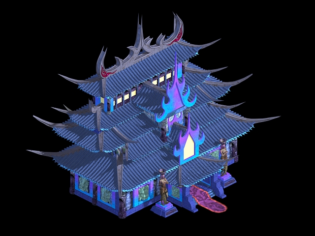 Devil Palace 3d rendering