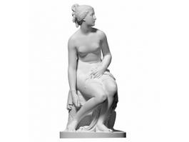 Greek Statue Water Nymph 3d preview