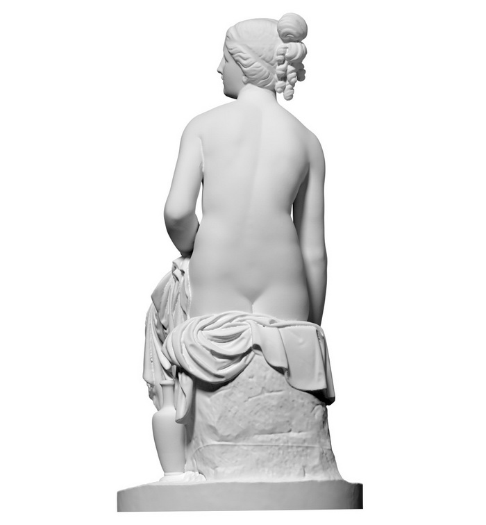 Greek Statue Water Nymph 3d rendering