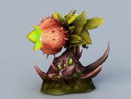 Meat-Eating Flower 3d preview