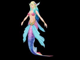 Mermaid Rig 3d preview