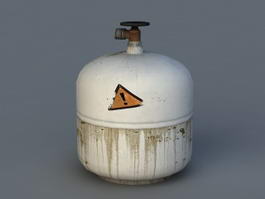 LPG Gas Cylinder 3d preview