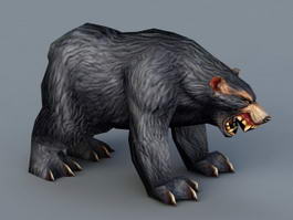 Black Bear 3d model preview