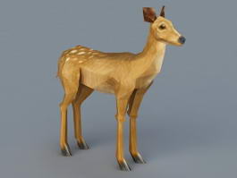 Red Deer 3d model preview