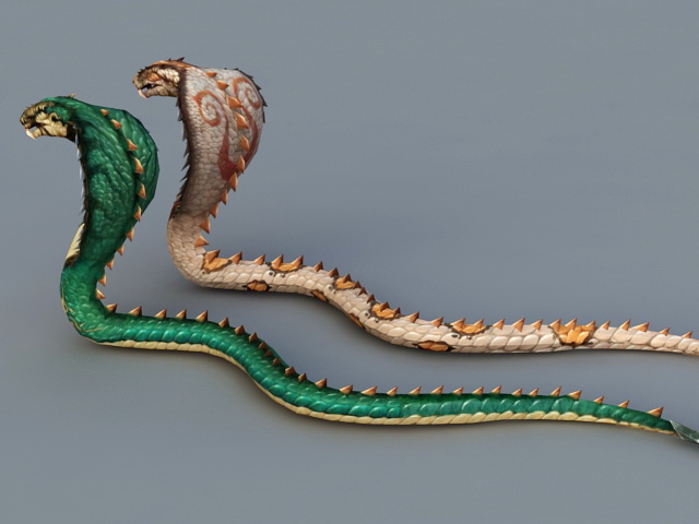 Cobra Snake 3d model - CadNav