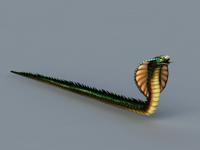 Cobra Snake 3d model Object files free download - modeling 44849 on CadNav