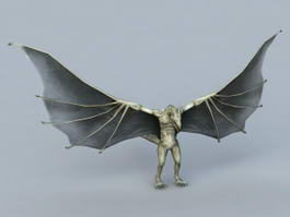 Humanoid Dragon 3d preview
