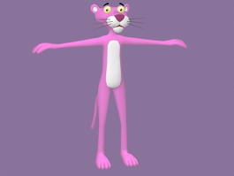 Pink Panther 3d model preview
