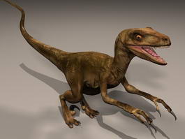 Velocisaurus Dinosaur 3d model preview