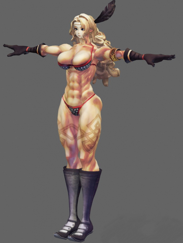 Amazon Female Warrior 3d rendering