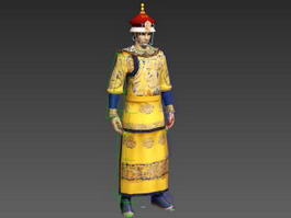 Chinese Emperor Rig 3d model preview