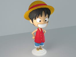 Monkey D. Luffy 3d preview