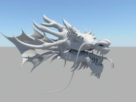 Dragon Head 3d model preview