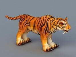 Sumatran Tiger 3d model preview