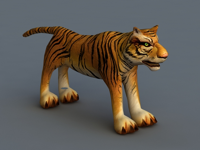 Bengal Tiger 3d model - CadNav