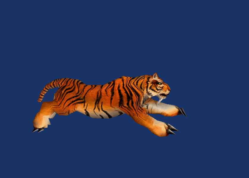 Bengal tiger 3d model - CadNav