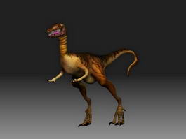 Coelophysis Dinosaur 3d model preview