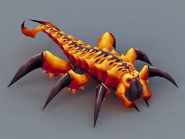 Cartoon Scorpion 3d model preview