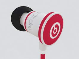 iBeats Earphone 3d model preview