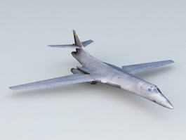 B-1B Lancer Bomber 3d model preview