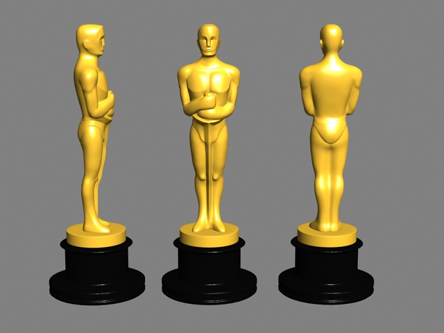 Oscar Award Statue 3d model Object files free download