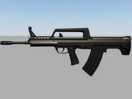QBZ-95 Automatic Rifle 3d model preview