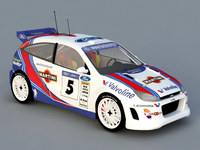  Ford Focus RS WRC modelo 3d
