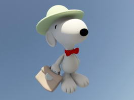 Snoopy Dog 3d preview
