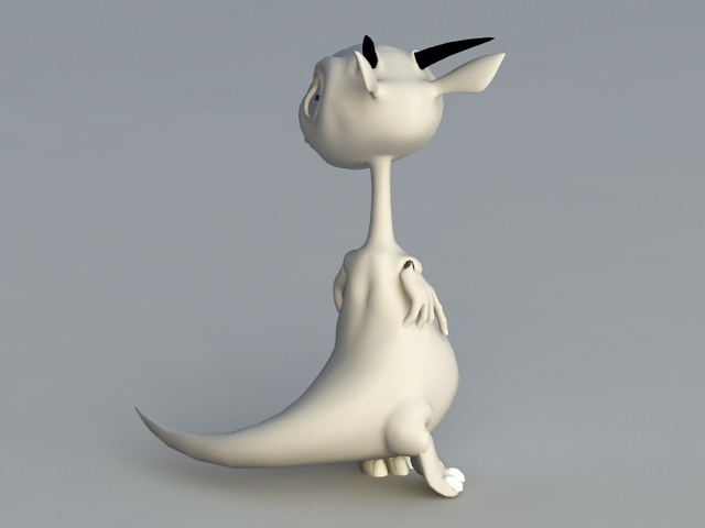 Cute Dragon Rigged & Animated 3d rendering