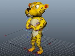 Humanoid Leopard Rig 3d preview